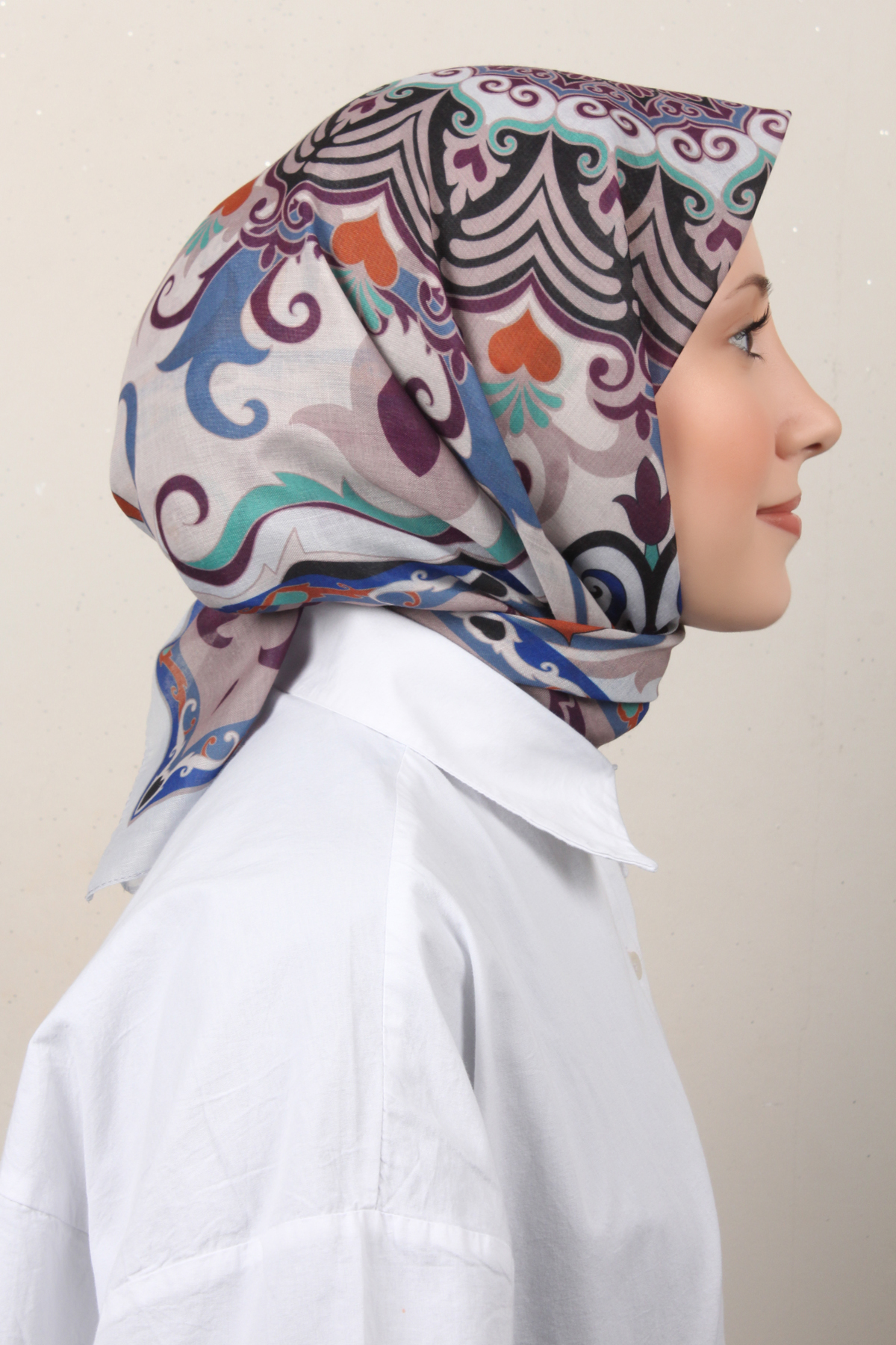 Lux Soft Pamuklu Eşarp 4040-108