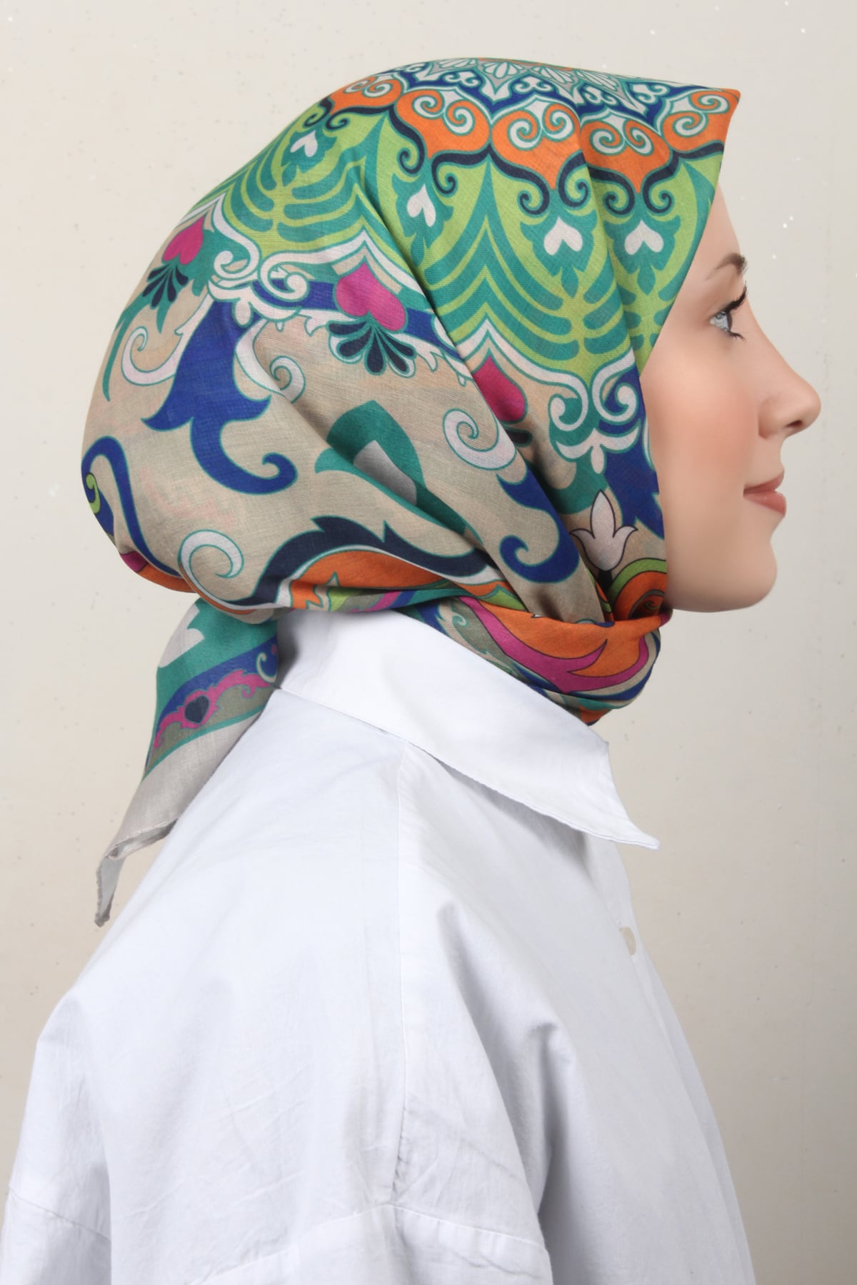 Lux Soft Pamuklu Eşarp 4040-109