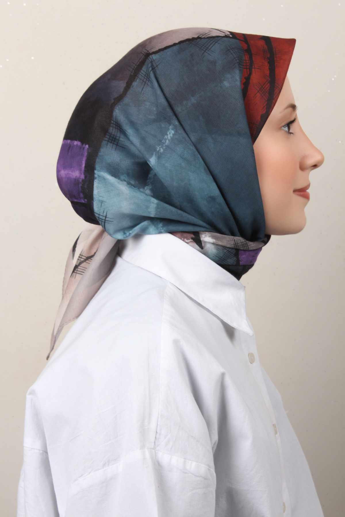 Lux Soft Pamuklu Eşarp 4040-113 