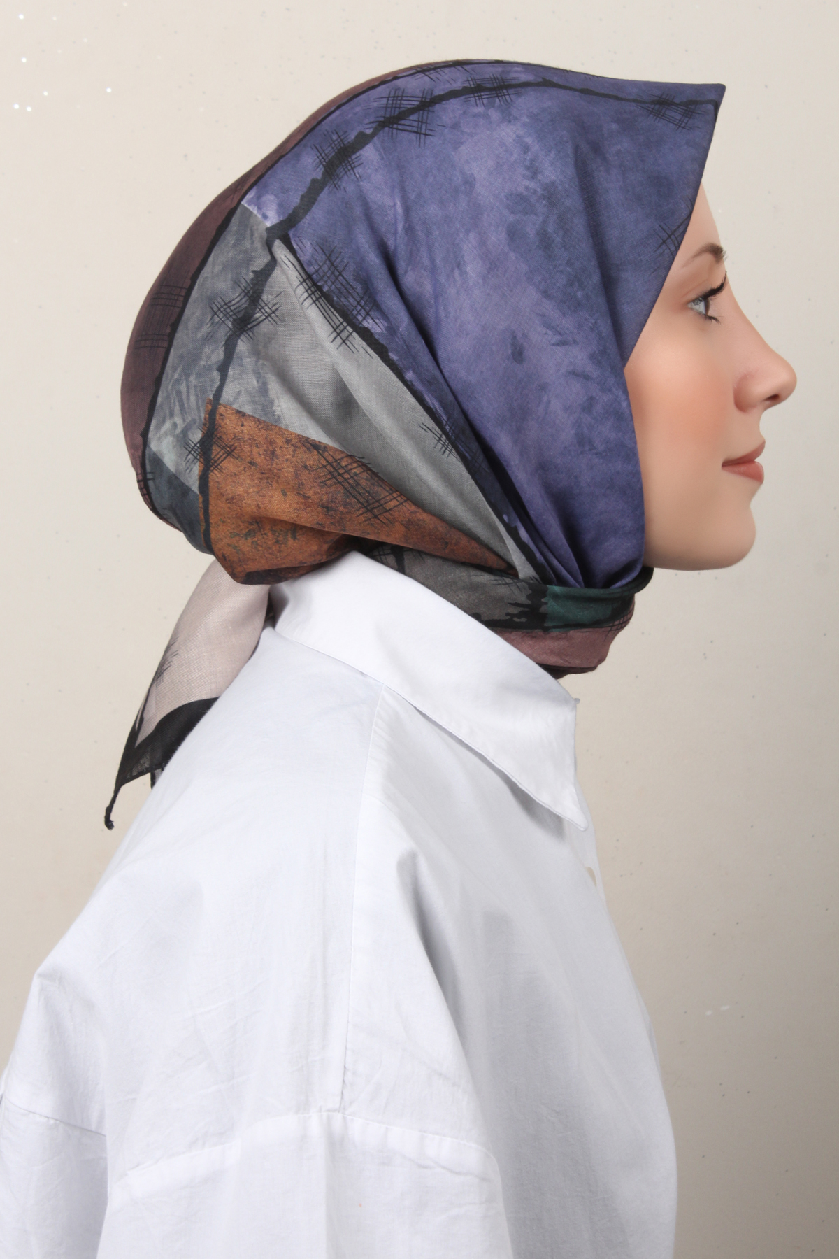 Lux Soft Pamuklu Eşarp 4040-123