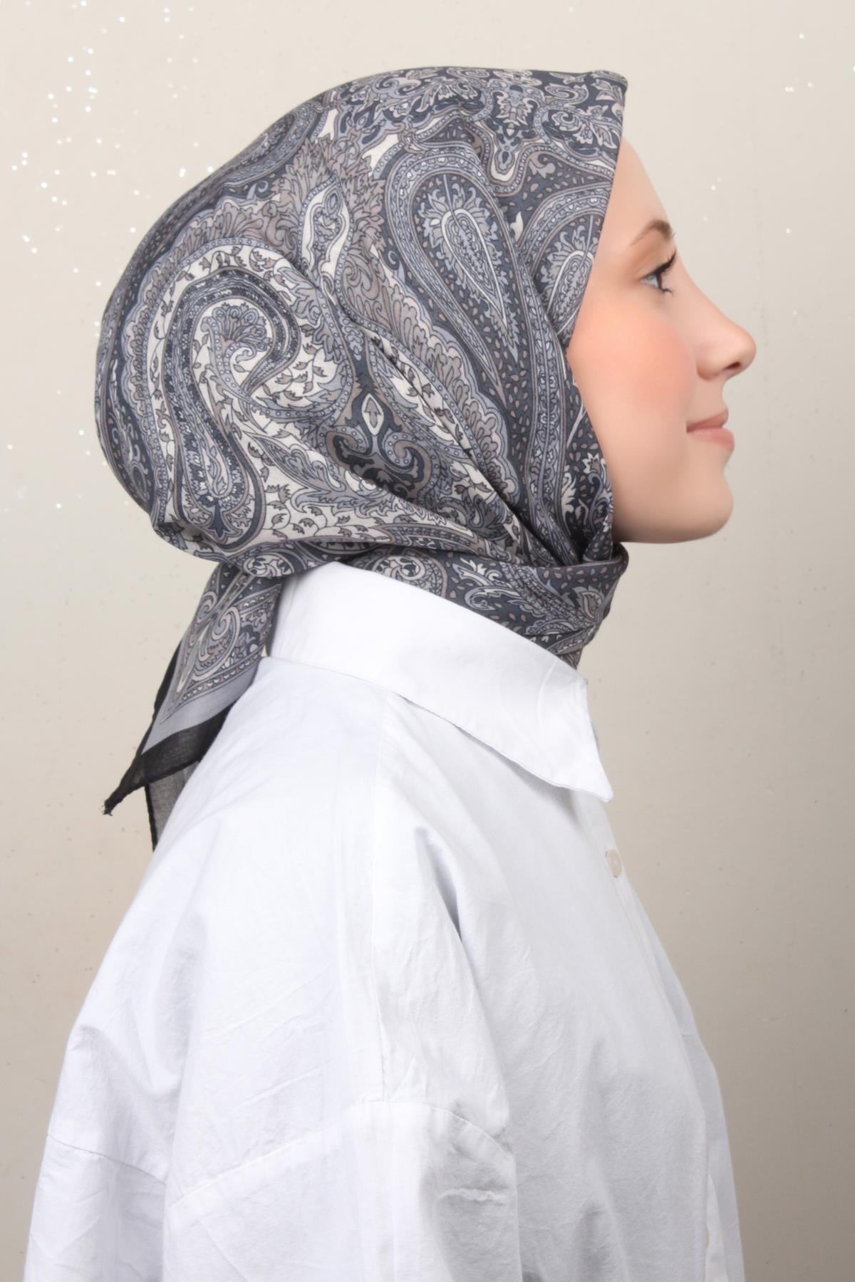 Lux Soft Pamuklu Eşarp 4040-13 