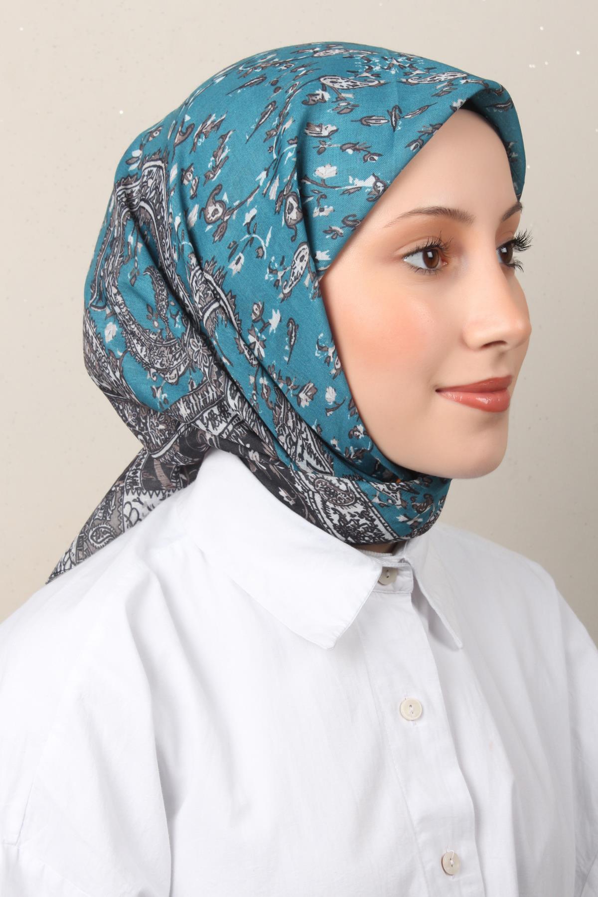 Lux Soft Pamuklu Eşarp 4040-133