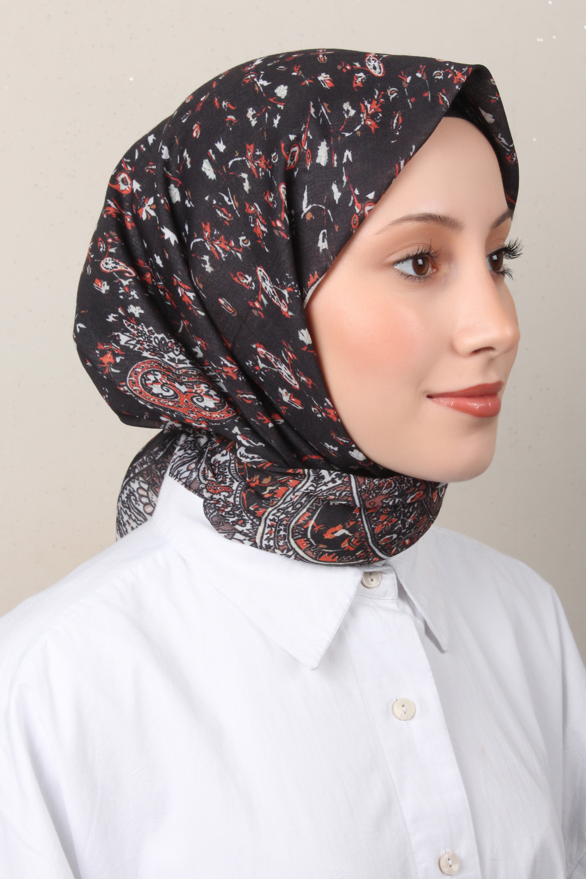 Lux Soft Pamuklu Eşarp 4040-134