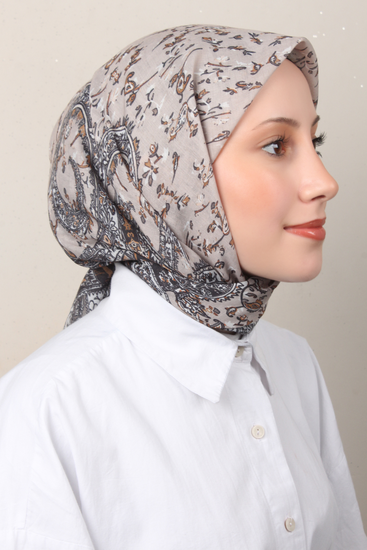 Lux Soft Pamuklu Eşarp 4040-147