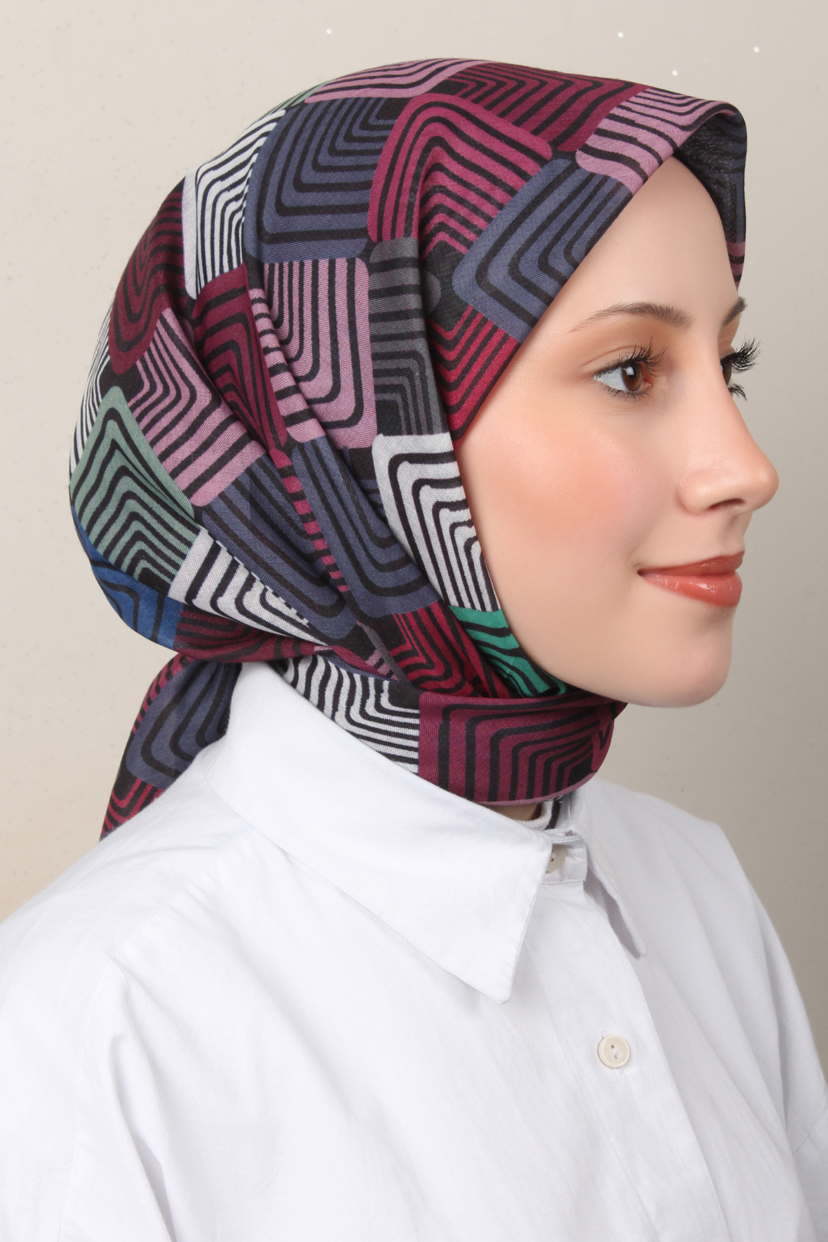 Lux Soft Pamuklu Eşarp 4040-149