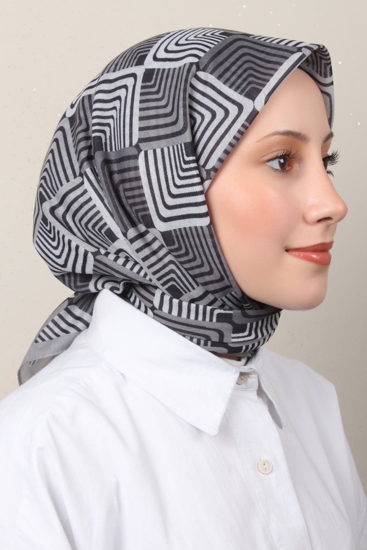 Lux Soft Pamuklu Eşarp 4040-153