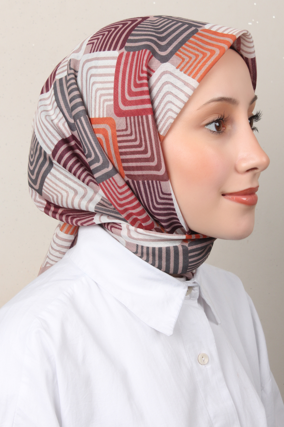 Lux Soft Pamuklu Eşarp 4040-154