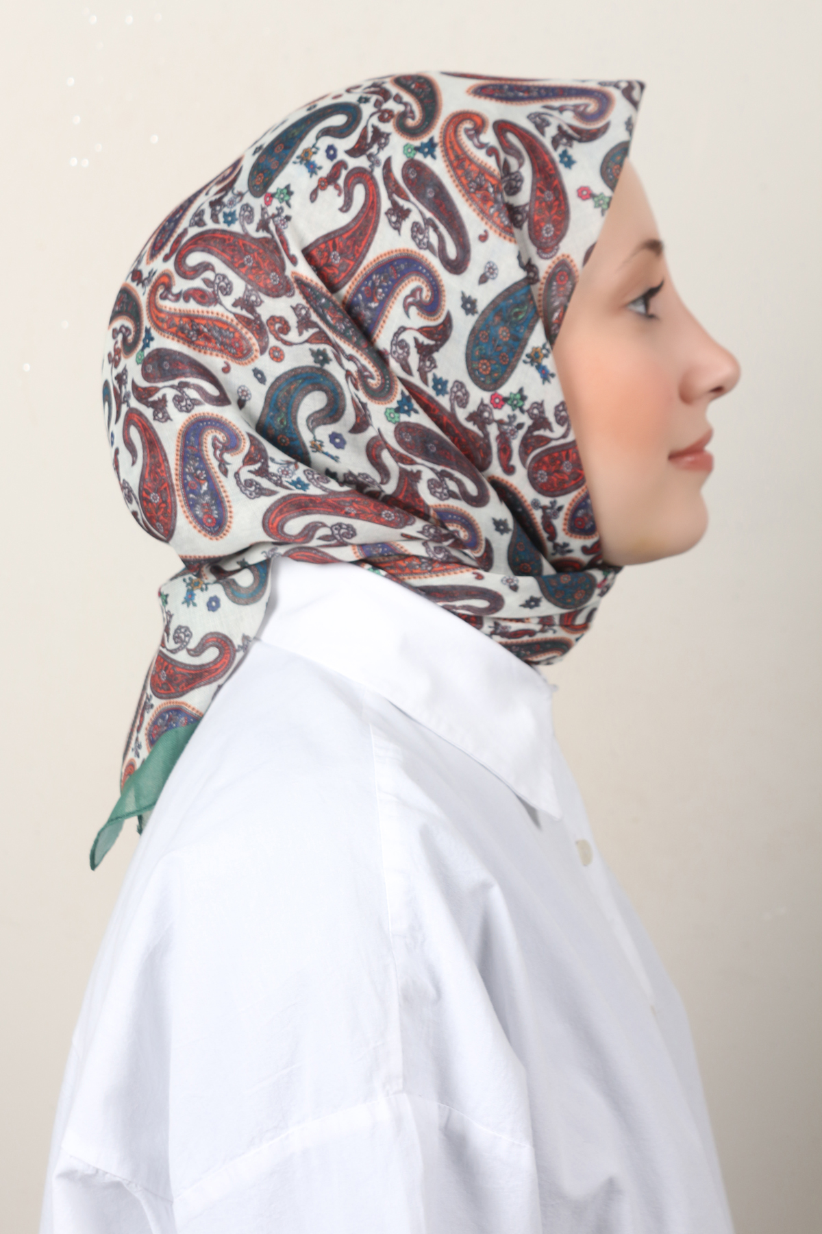Lux Soft Pamuklu Eşarp 4040-176 Benetton 