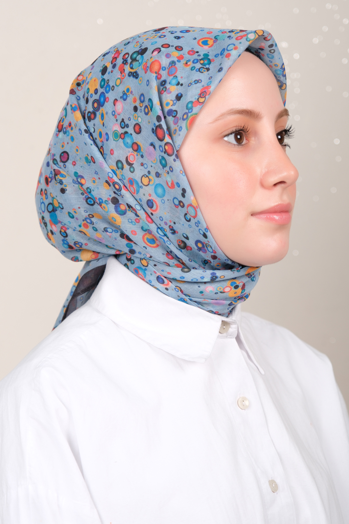 Lux Soft Pamuklu Eşarp 4040-329