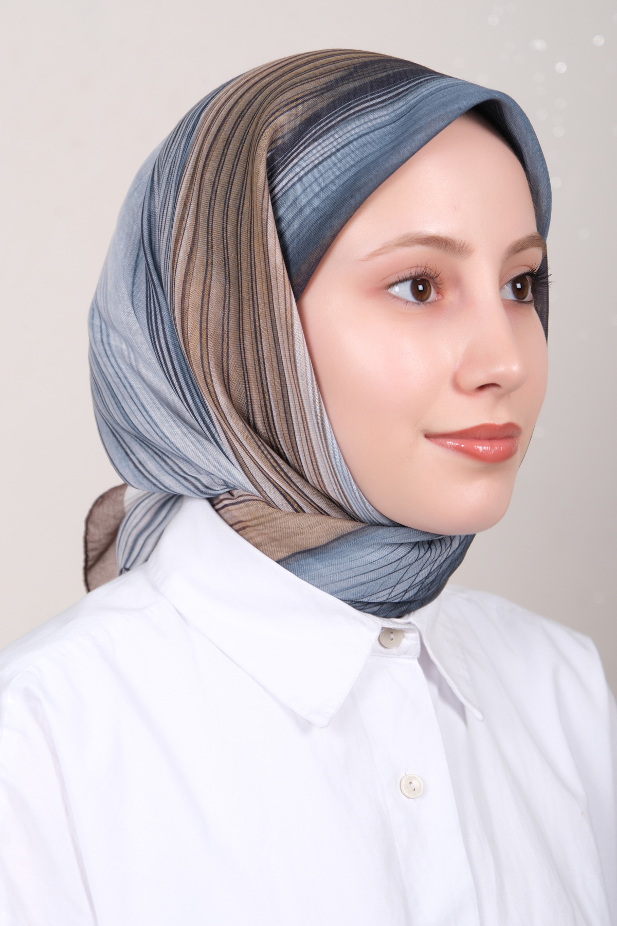 Lux Soft Pamuklu Eşarp 4040-349