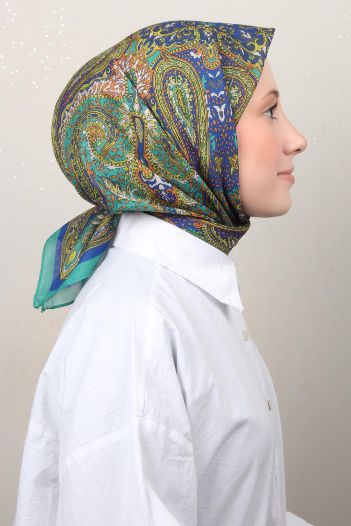 Lux Soft Pamuklu Eşarp 4040-4