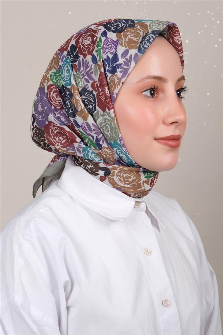 Lux Soft Pamuklu Eşarp 4040-415 