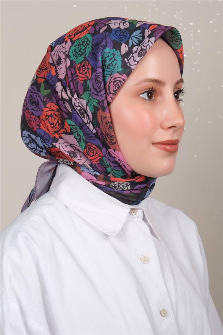 Lux Soft Pamuklu Eşarp 4040-416