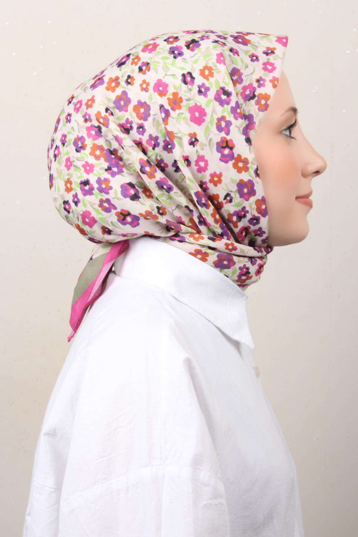 Lux Soft Pamuklu Eşarp 4040-42