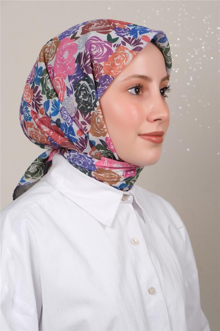 Lux Soft Pamuklu Eşarp 4040-420 