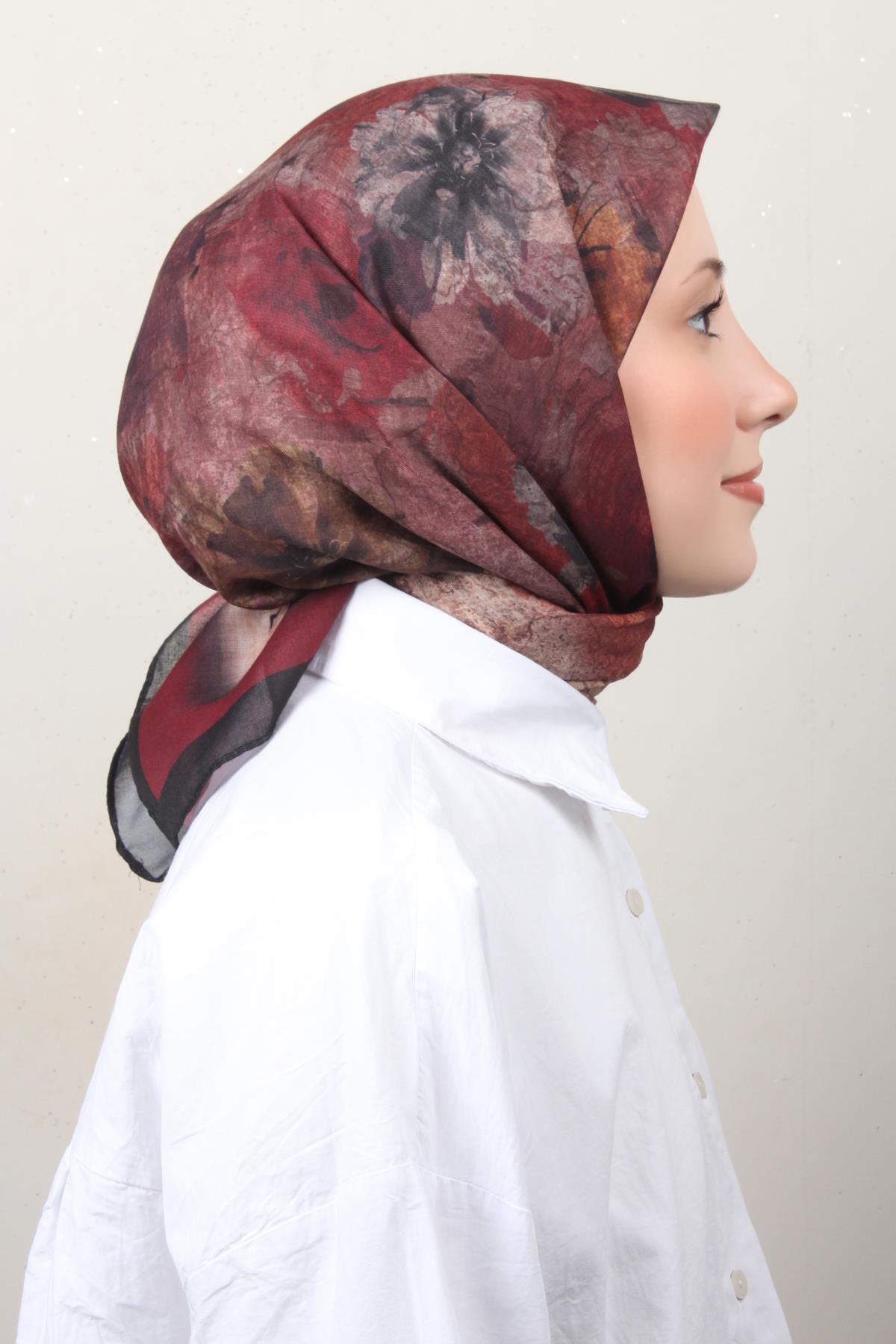 Lux Soft Pamuklu Eşarp 4040-44 