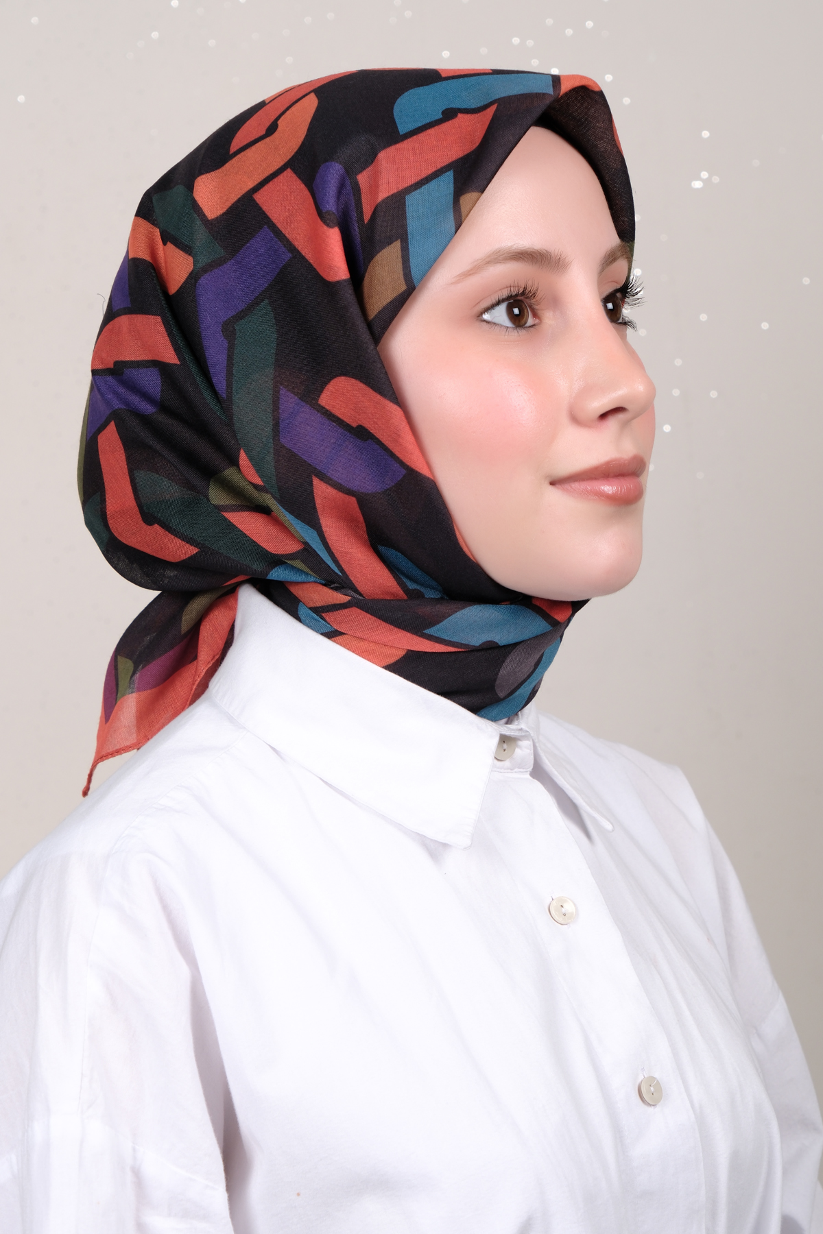 Lux Soft Pamuklu Eşarp 4040-453