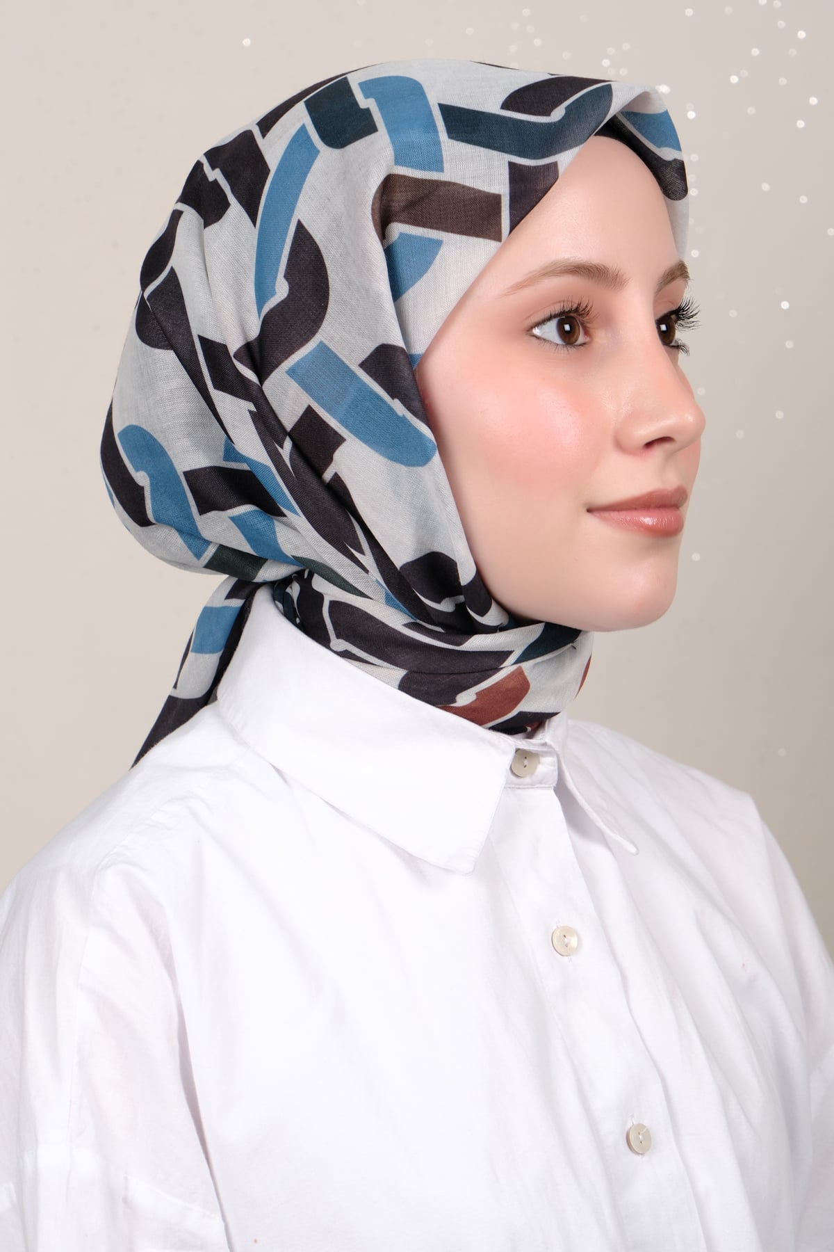 Lux Soft Pamuklu Eşarp 4040-456