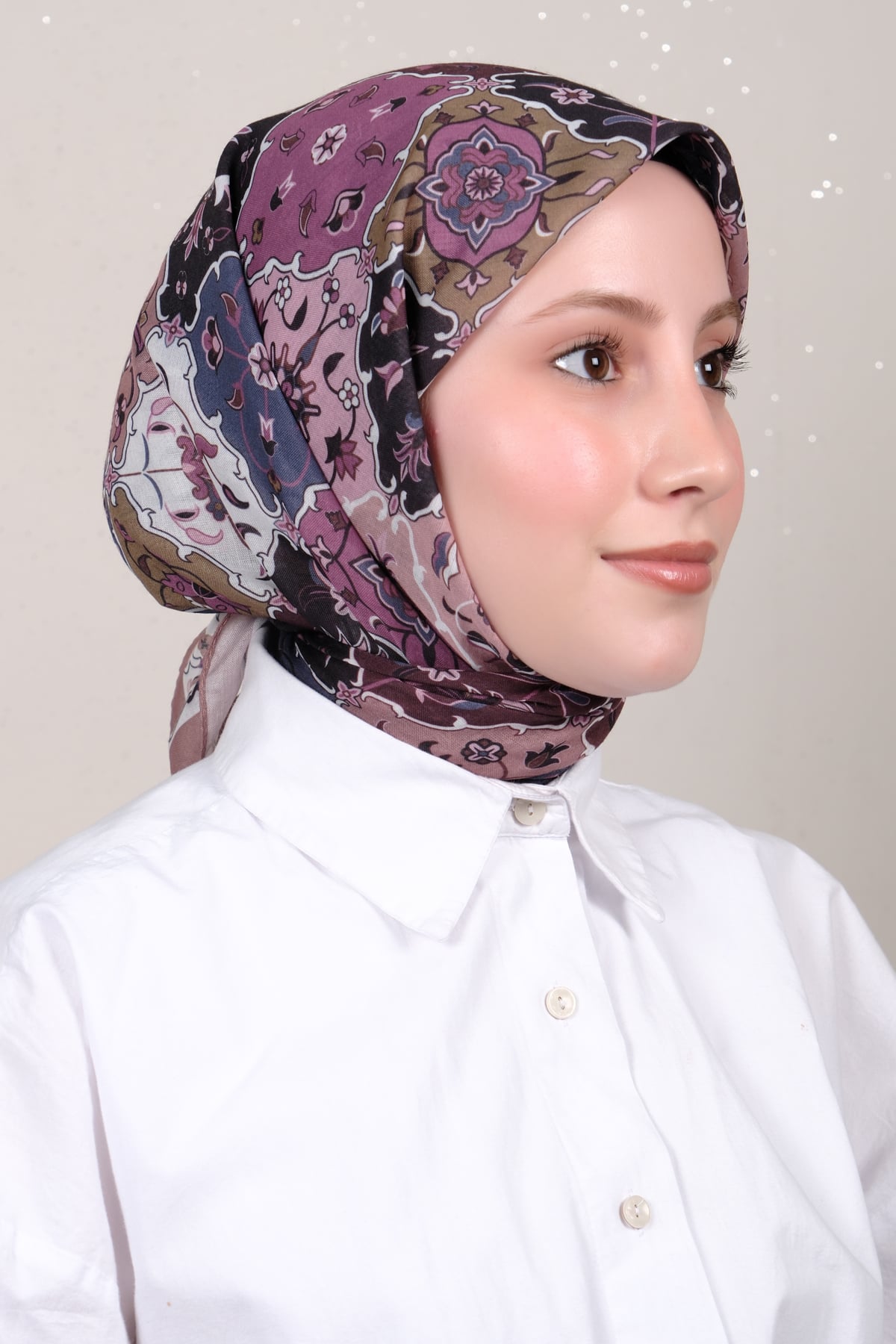 Lux Soft Pamuklu Eşarp 4040-463