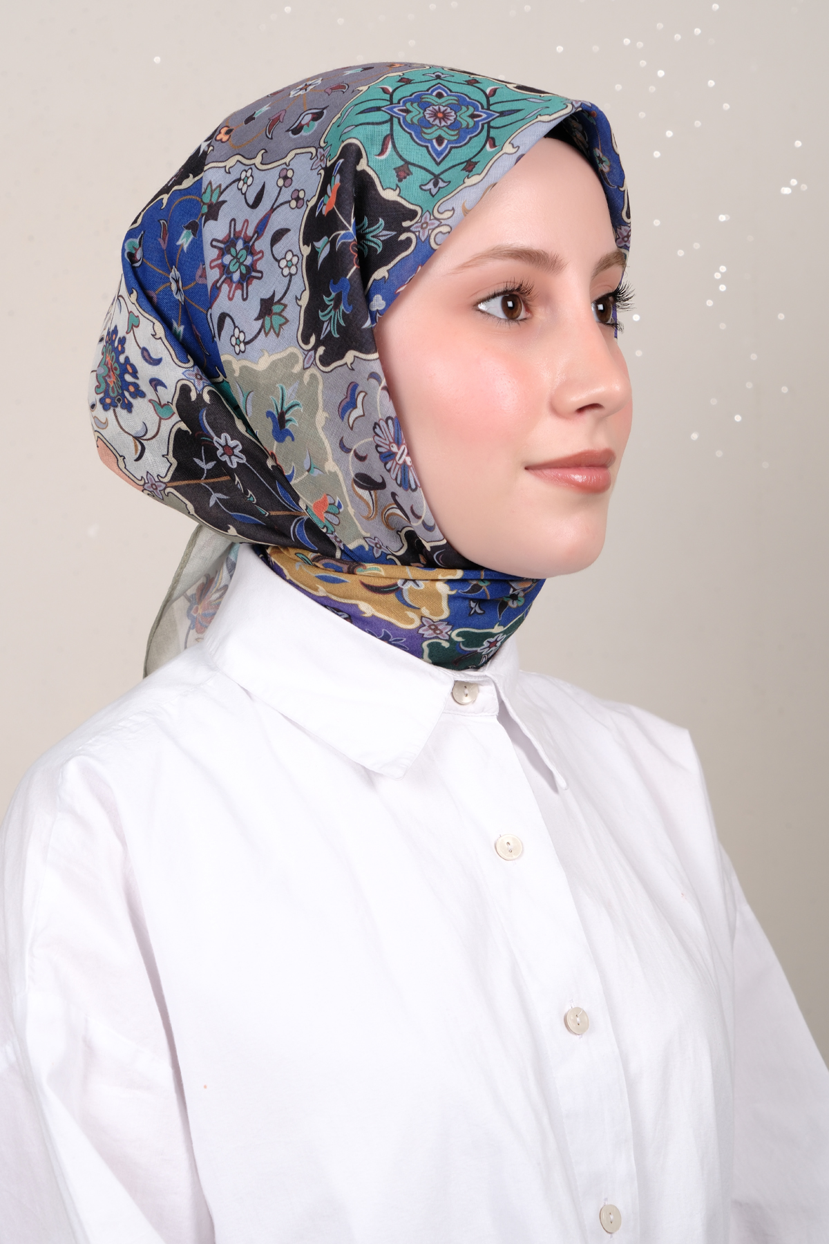 Lux Soft Pamuklu Eşarp 4040-466