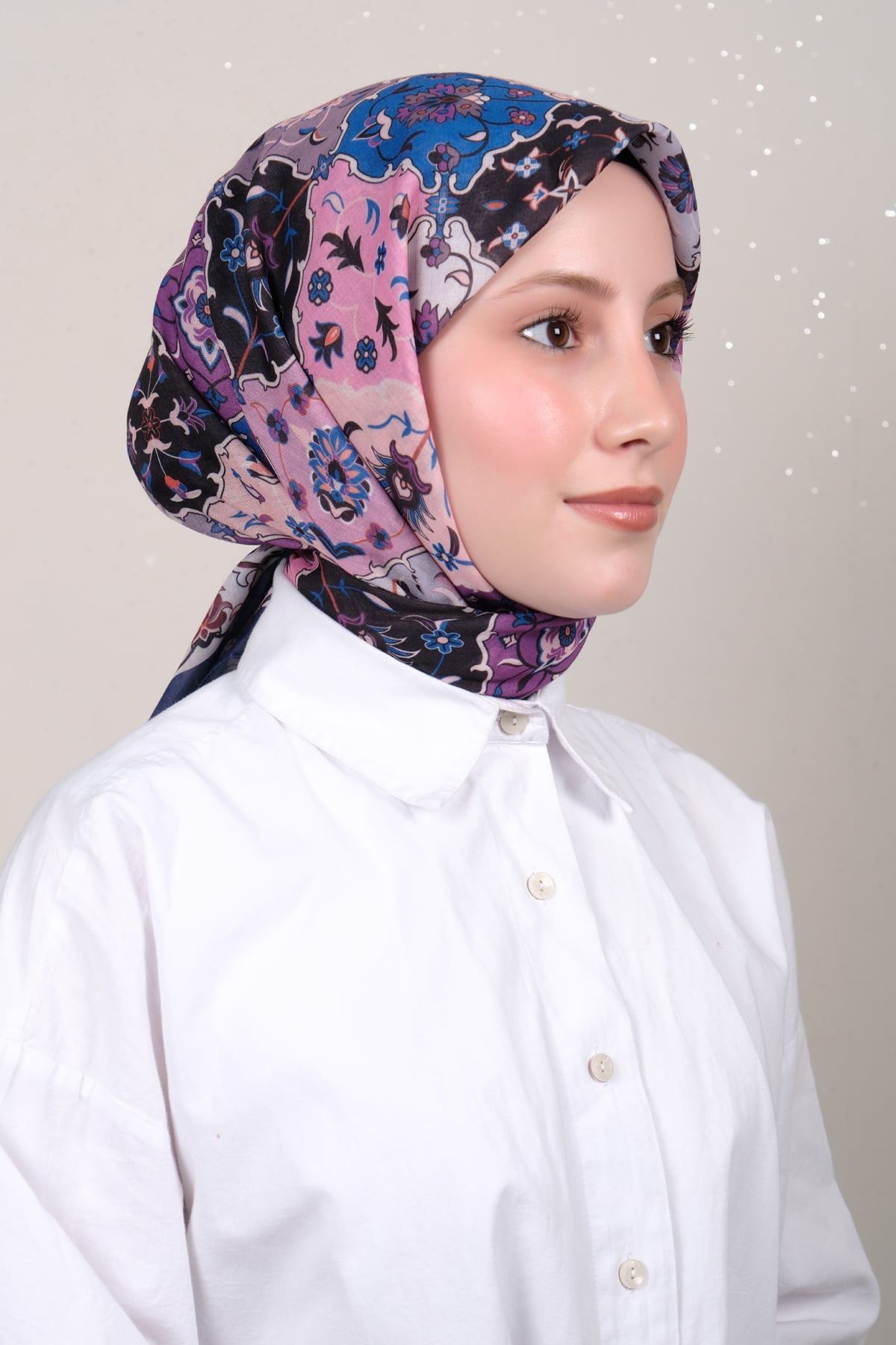 Lux Soft Pamuklu Eşarp 4040-467