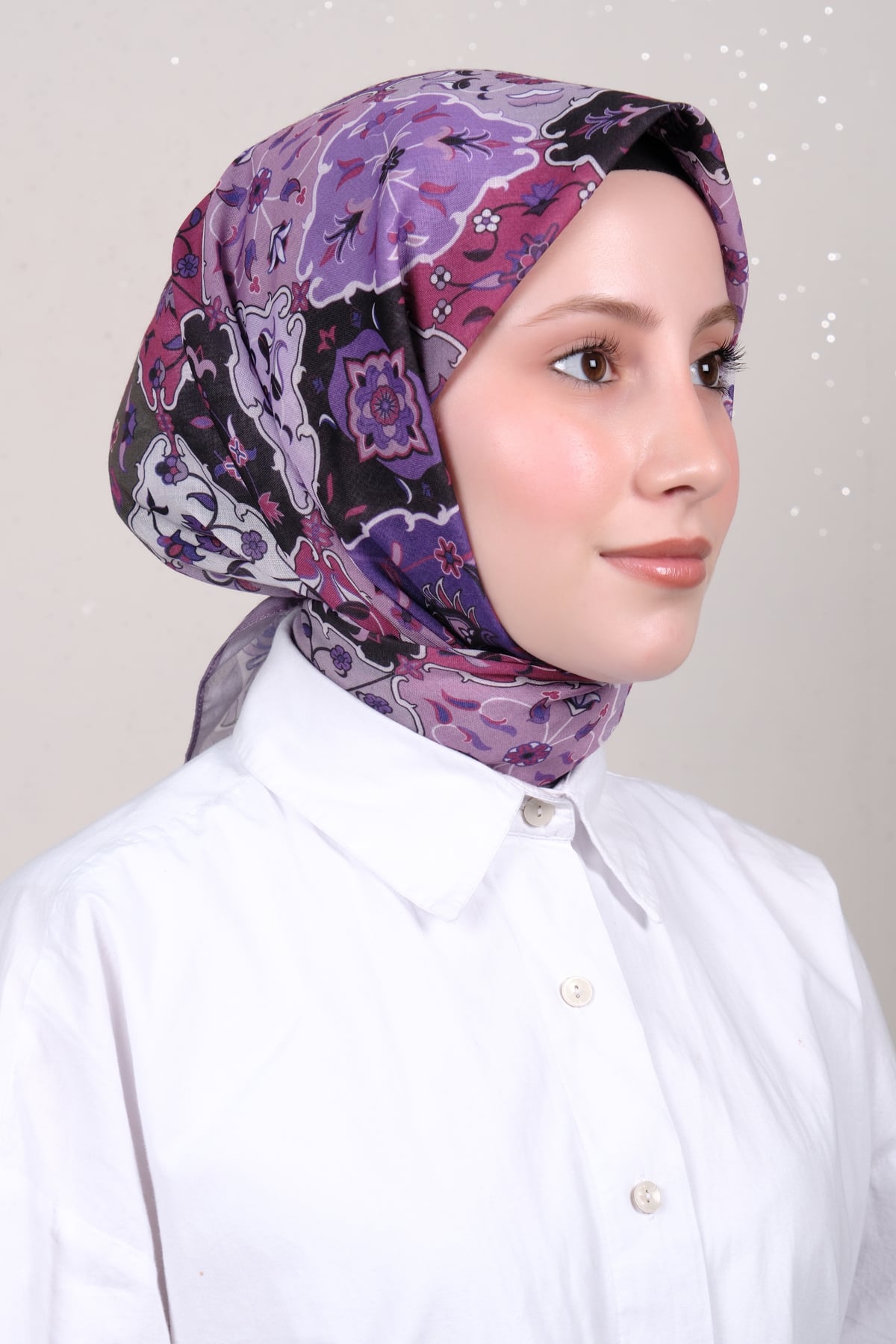 Lux Soft Pamuklu Eşarp 4040-468