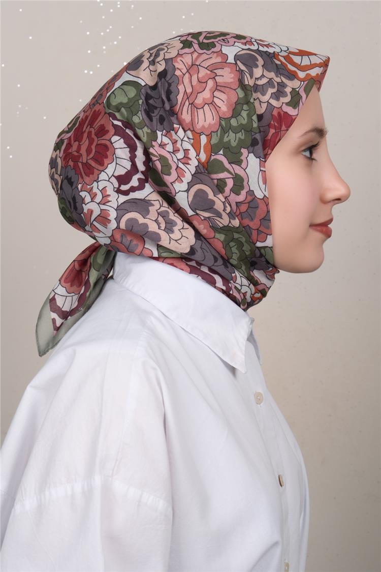 Lux Soft Pamuklu Eşarp 4040-537