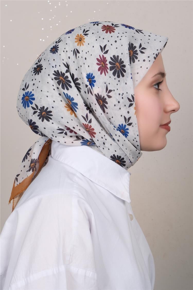 Lux Soft Pamuklu Eşarp 4040-548