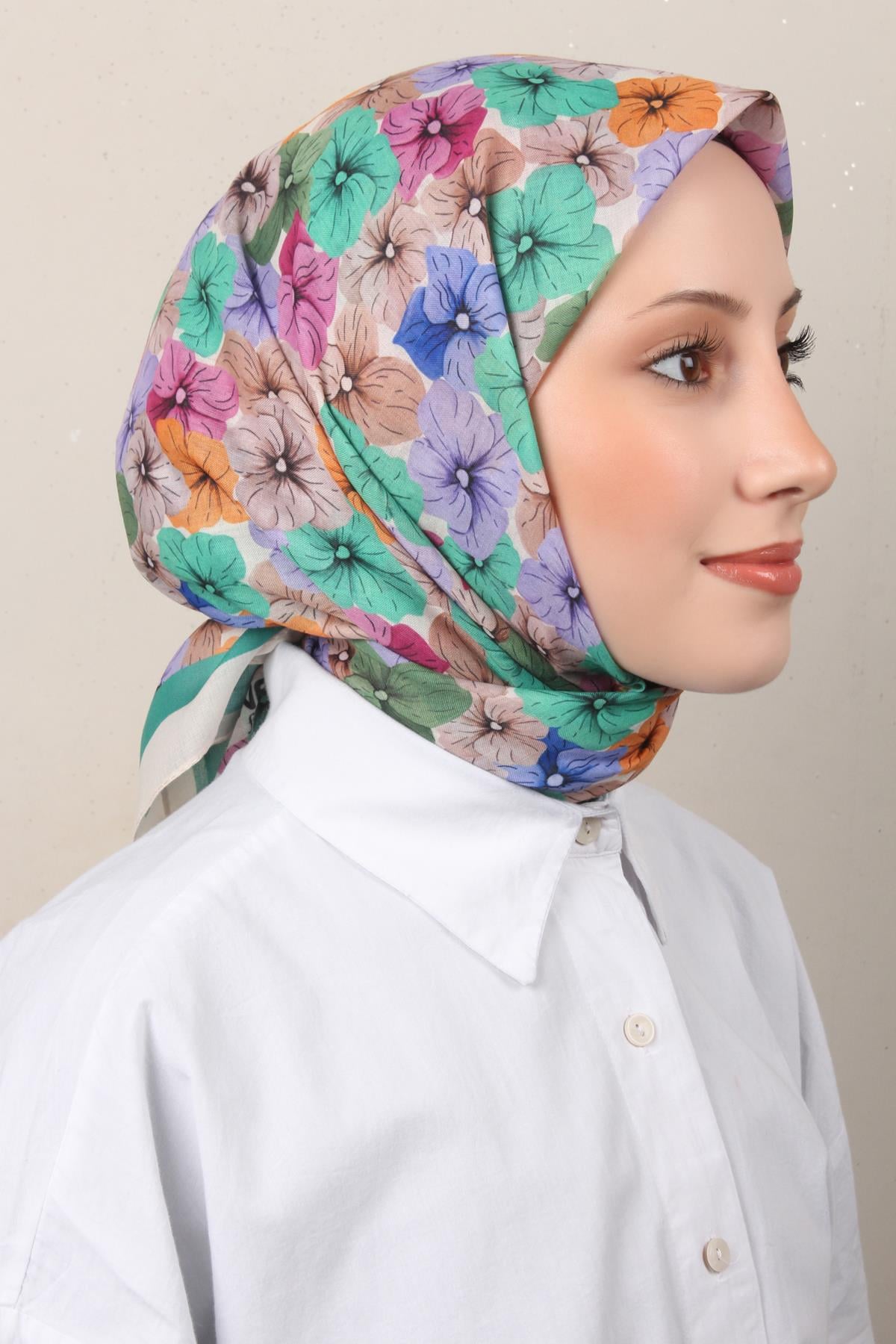 Lux Soft Pamuklu Eşarp 4040-57