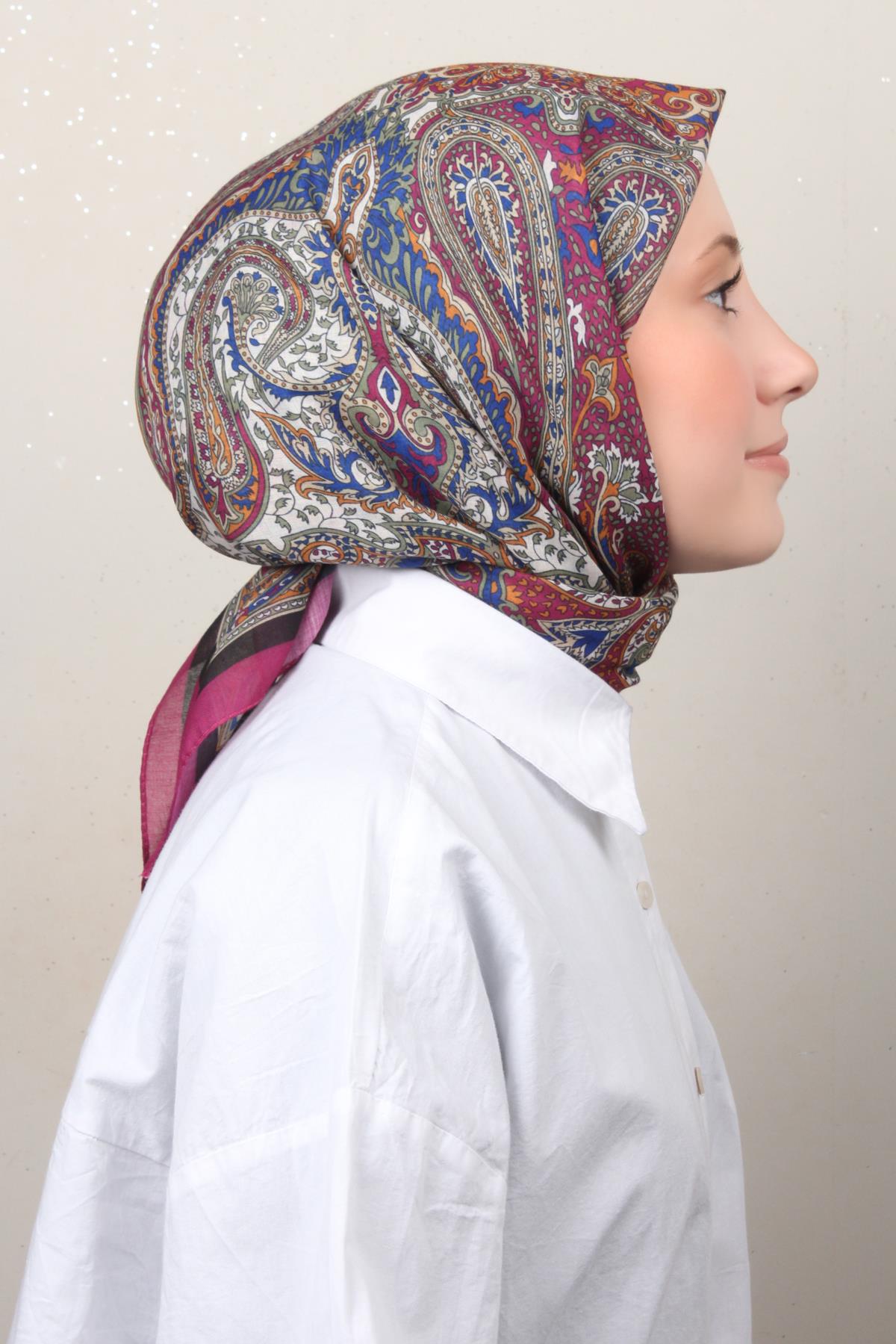 Lux Soft Pamuklu Eşarp 4040-6