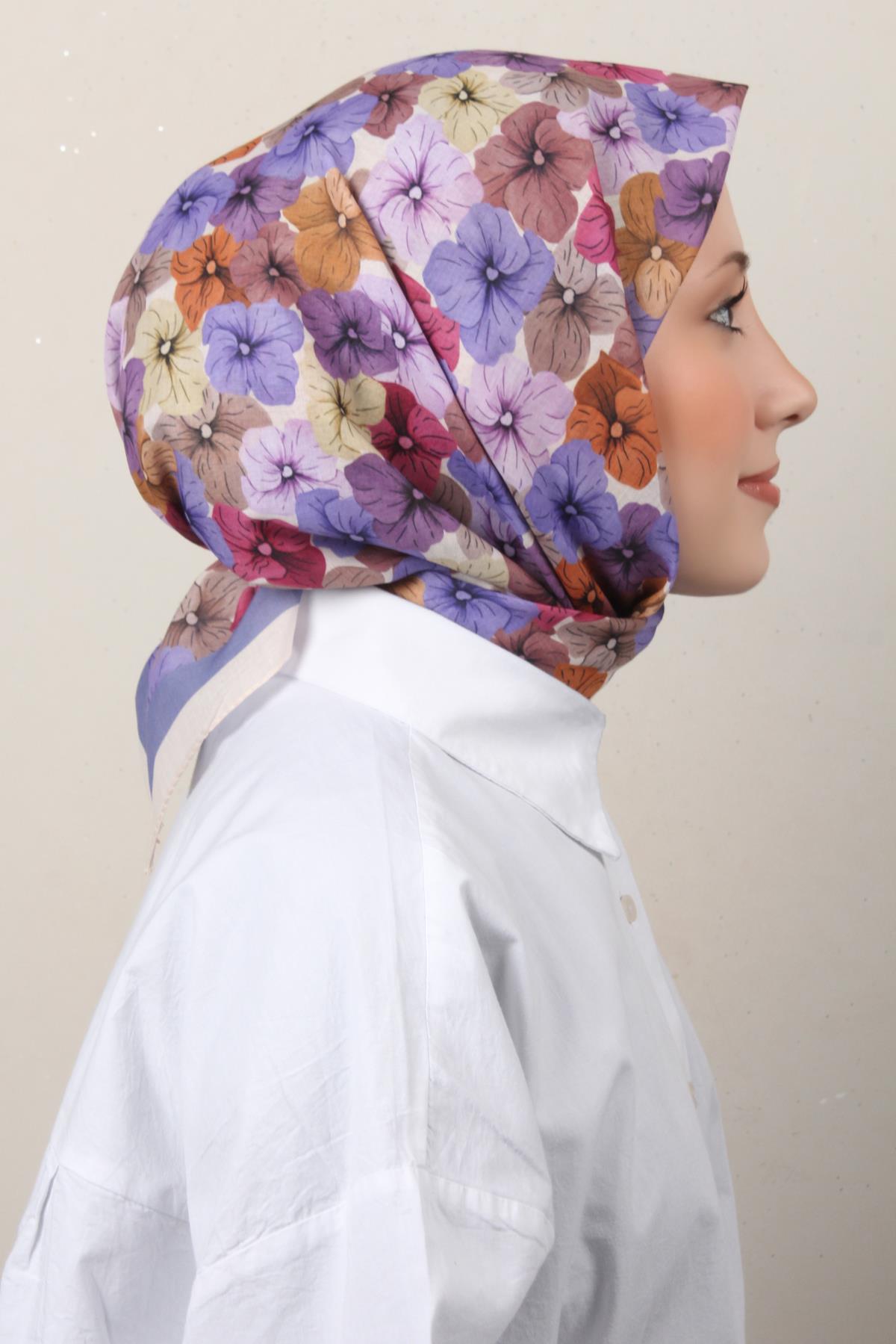 Lux Soft Pamuklu Eşarp 4040-61