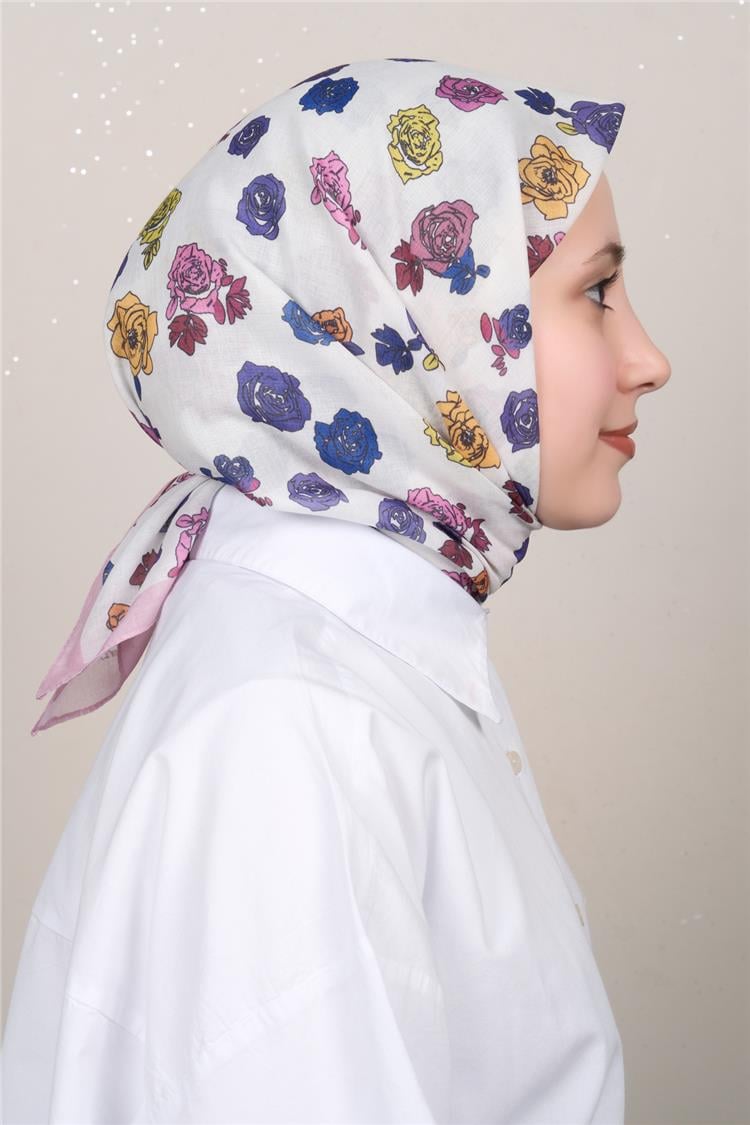 Lux Soft Pamuklu Eşarp 4040-618