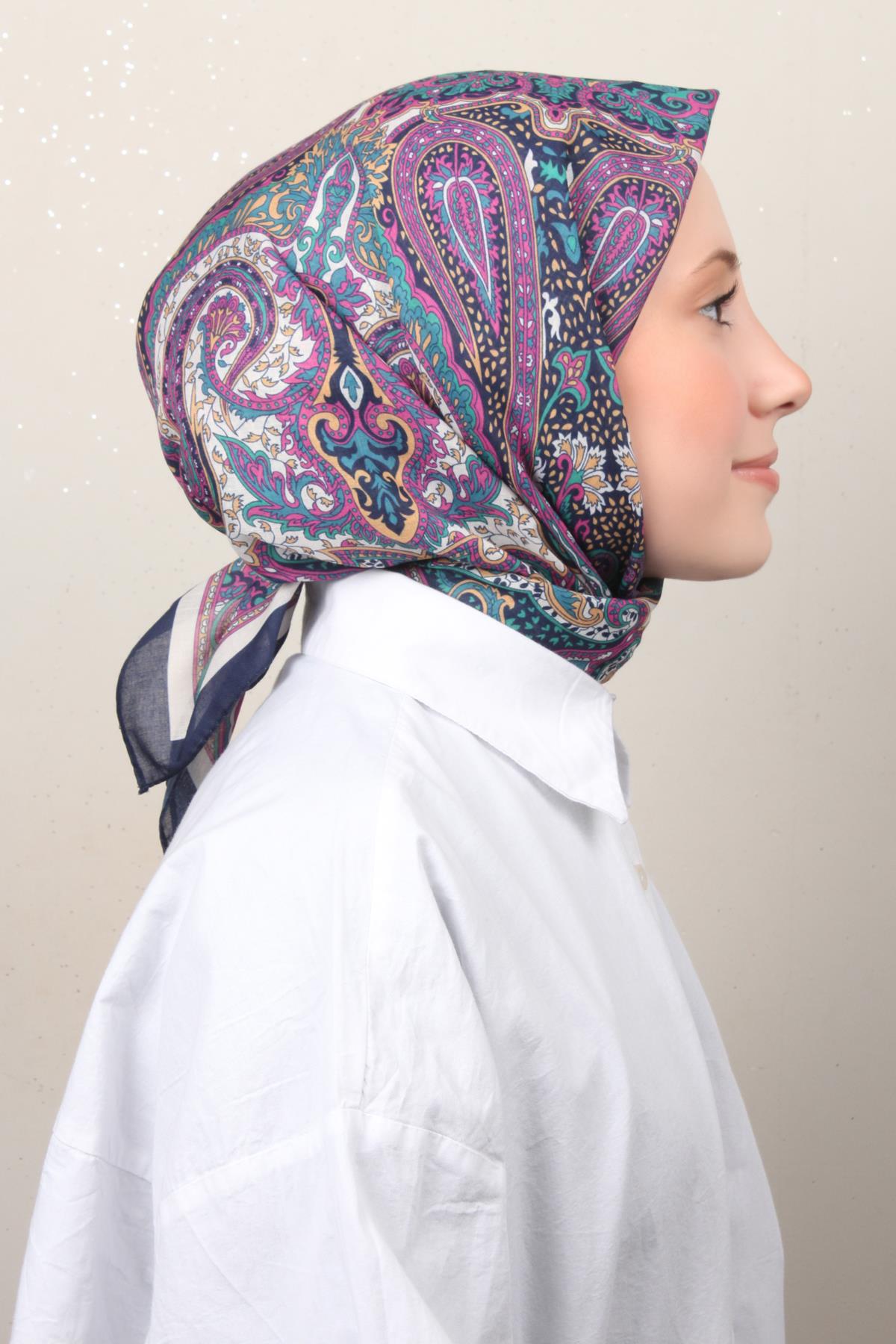 Lux Soft Pamuklu Eşarp 4040-7