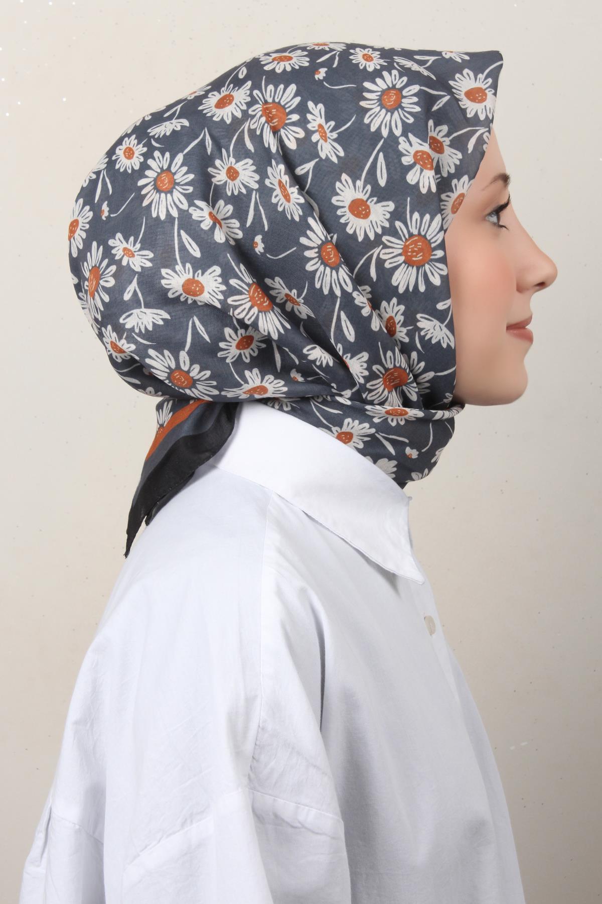 Lux Soft Pamuklu Eşarp 4040-73