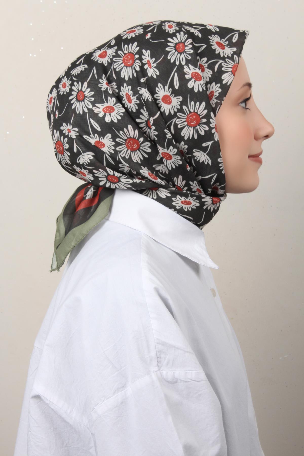 Lux Soft Pamuklu Eşarp 4040-76