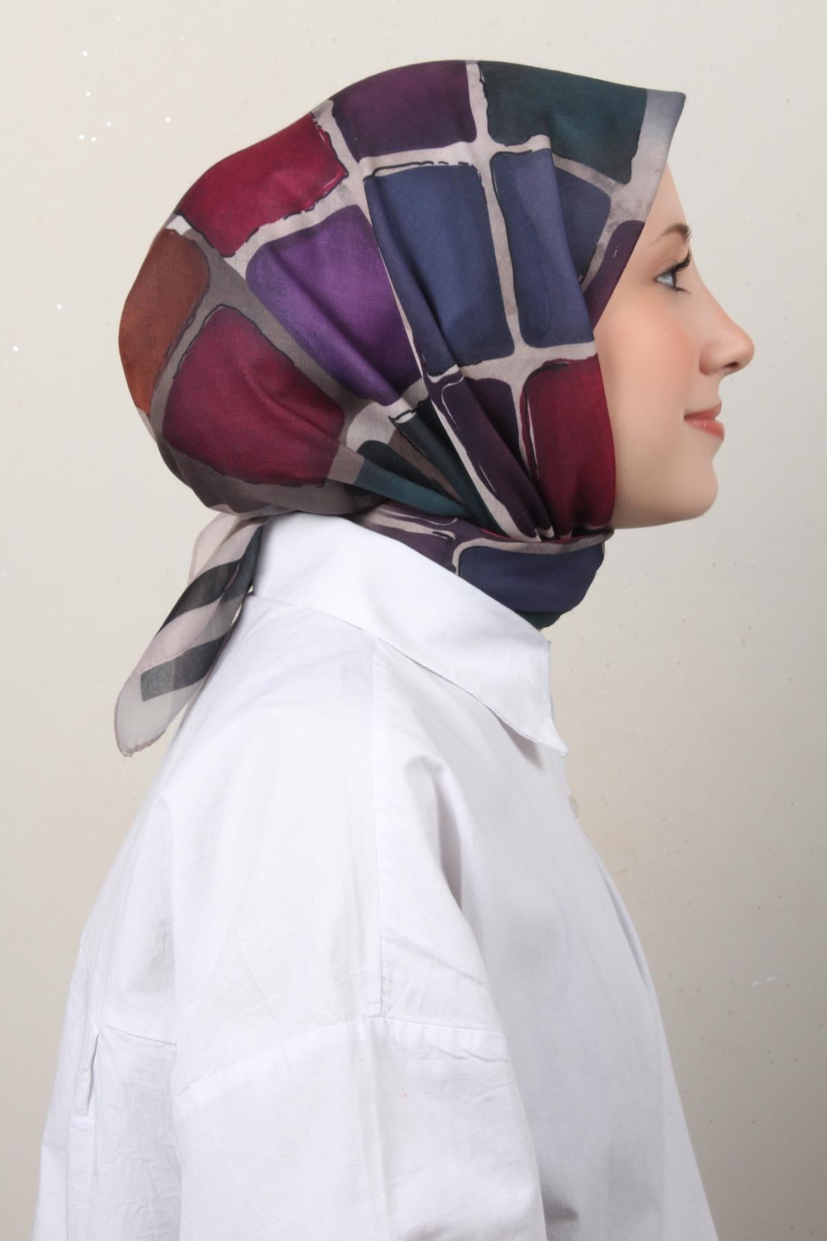 Lux Soft Pamuklu Eşarp 4040-86