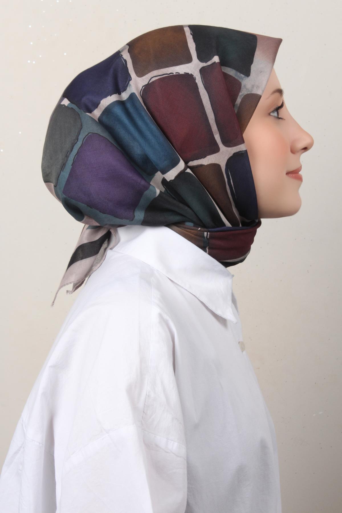 Lux Soft Pamuklu Eşarp 4040-87