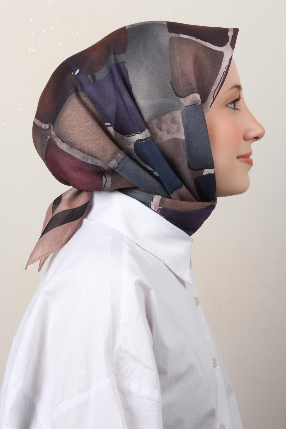 Lux Soft Pamuklu Eşarp 4040-89