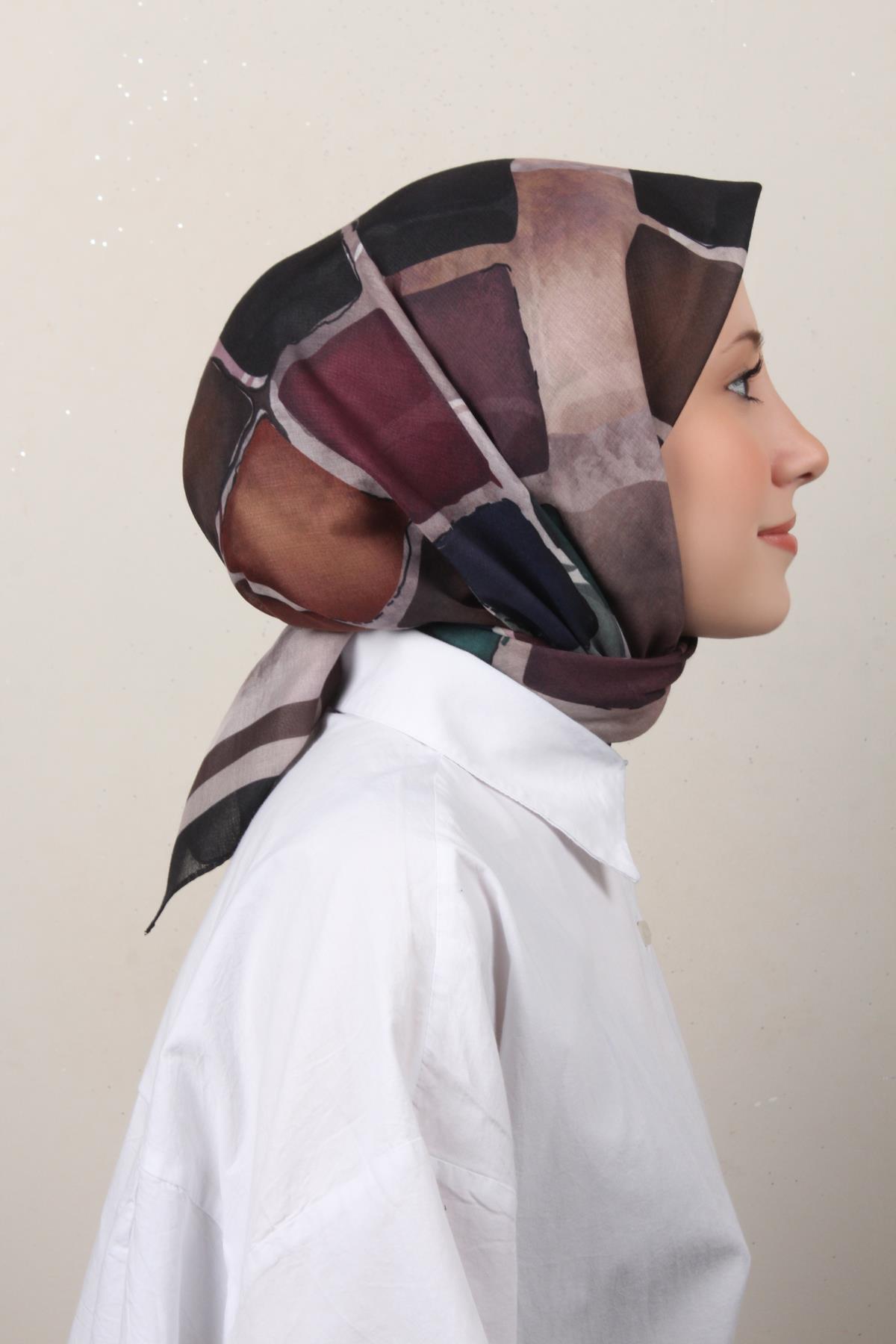 Lux Soft Pamuklu Eşarp 4040-91