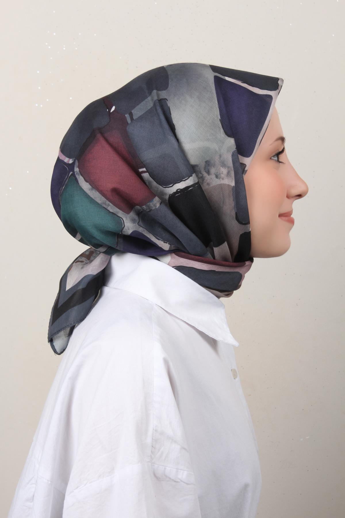 Lux Soft Pamuklu Eşarp 4040-92