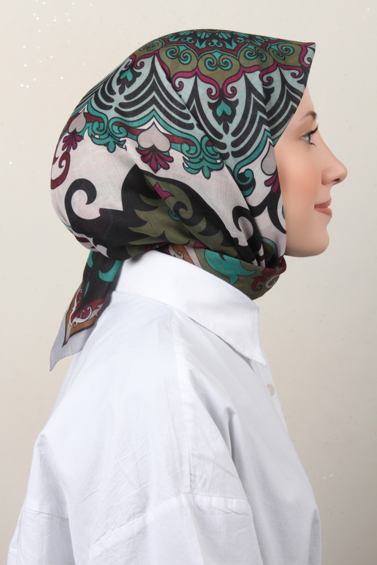 Lux Soft Pamuklu Eşarp 4040-99