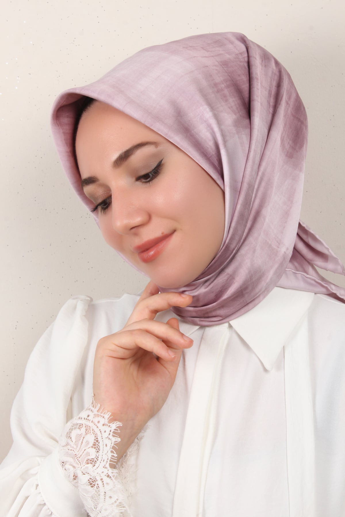 Luxer Eşarp 3619-5 Pudra