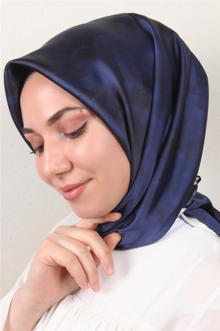 Luxer Eşarp 3622-10 Bulut Parlament Mavisi