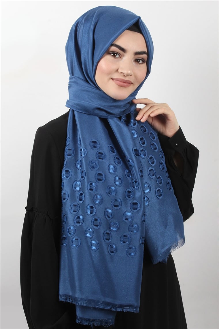 Maria Şal 33826 İndigo