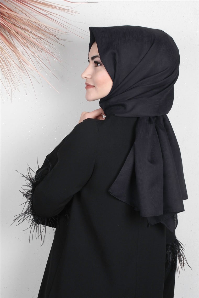 Marina Şal 1387-14 Siyah