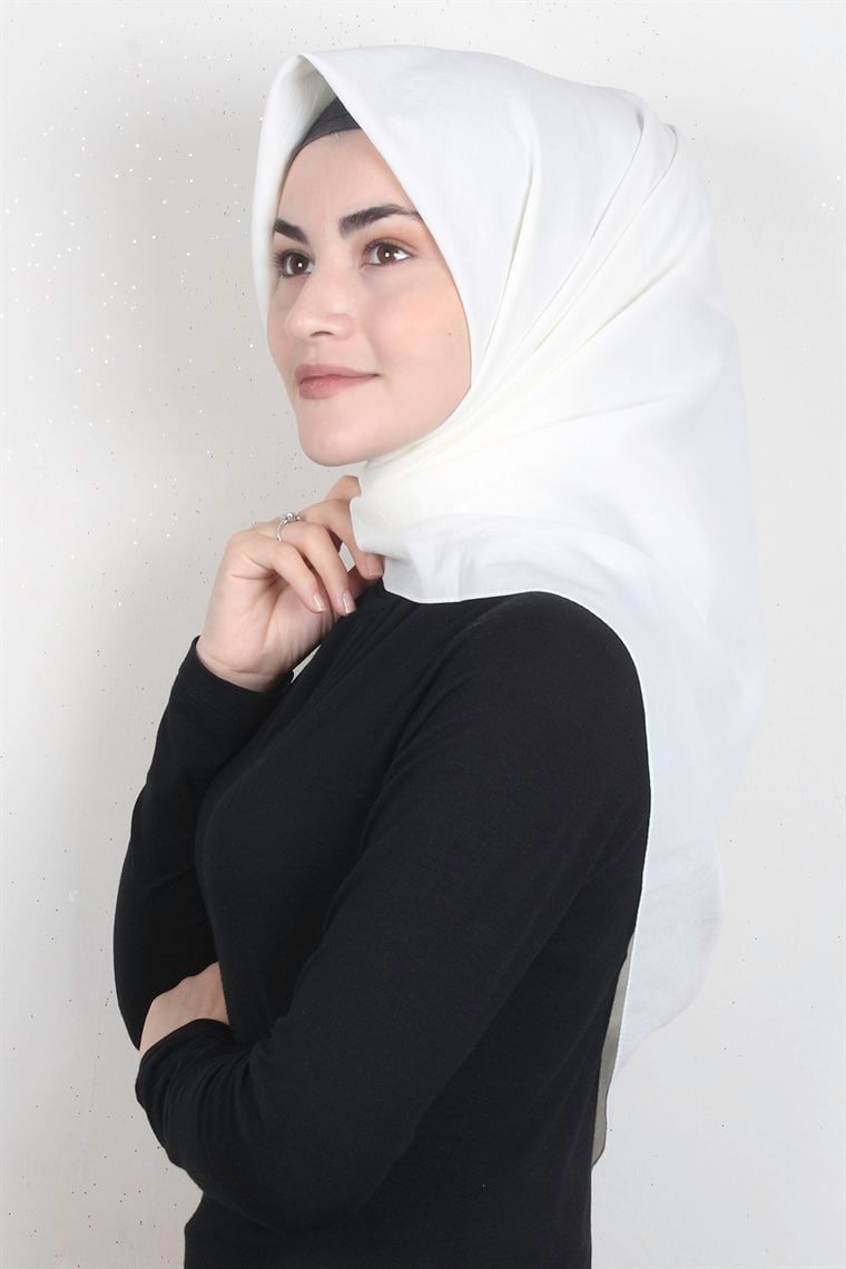 Medine & Caz Eşarp 4650-19 Ekru