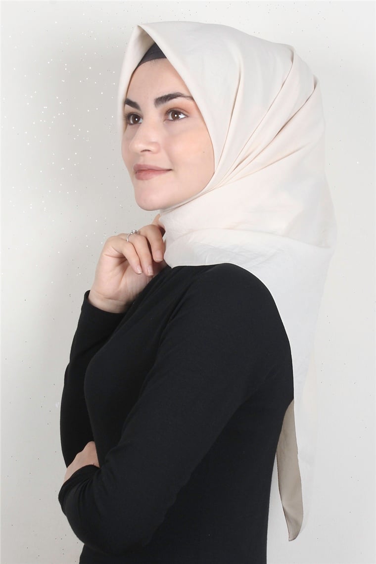 Medine & Caz Eşarp 4650-21 Kemik