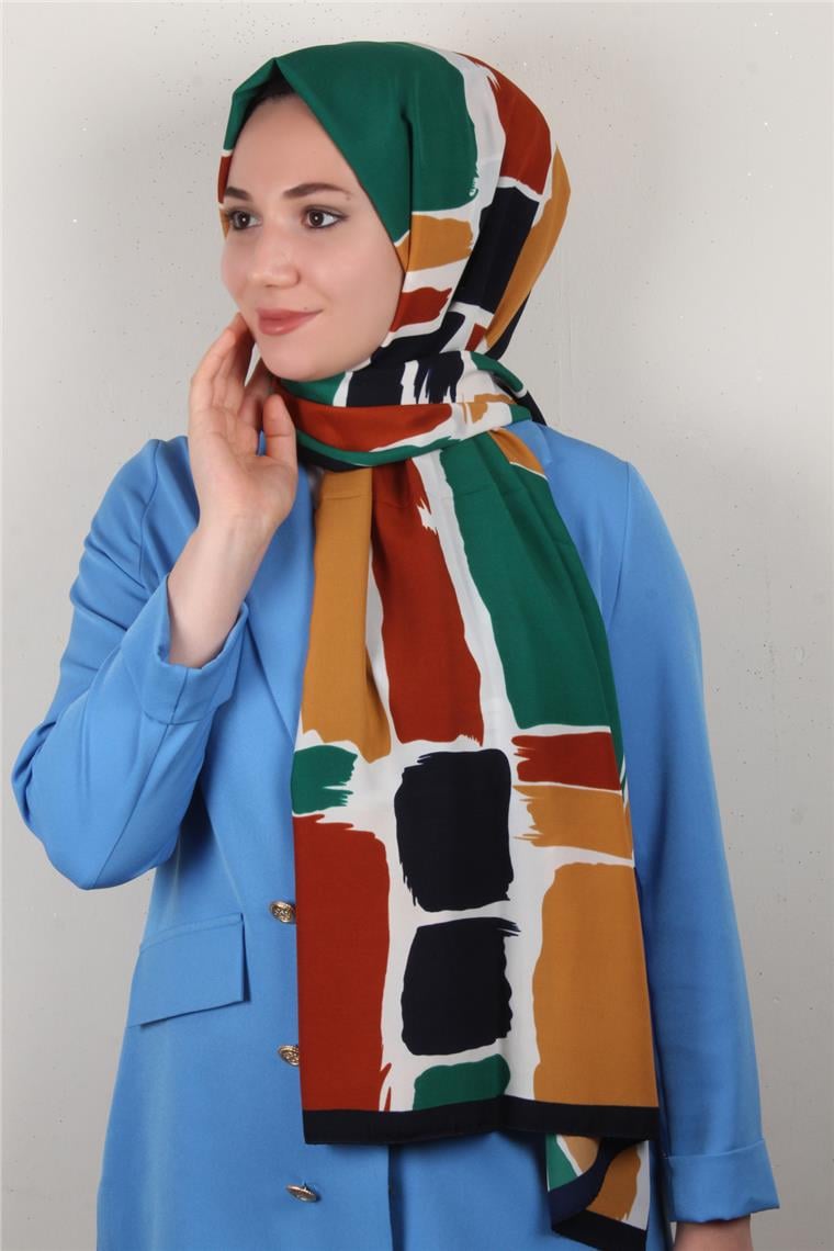 Medine Desenli Şal 2423-7