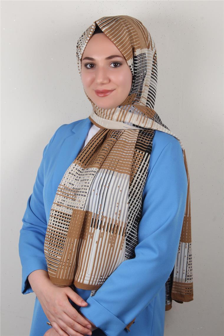 Medine Desenli Şal 2424-1 