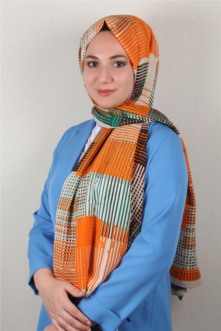 Medine Desenli Şal 2424-4